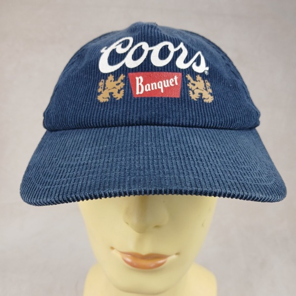 Coors Banquet American Needle Mens Cap Retro Corduroy Promo Snapback Adjustable - Picture 1 of 7